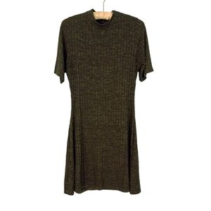 Missguided Mock Neck Fit and Flare Skater Dress | US 10